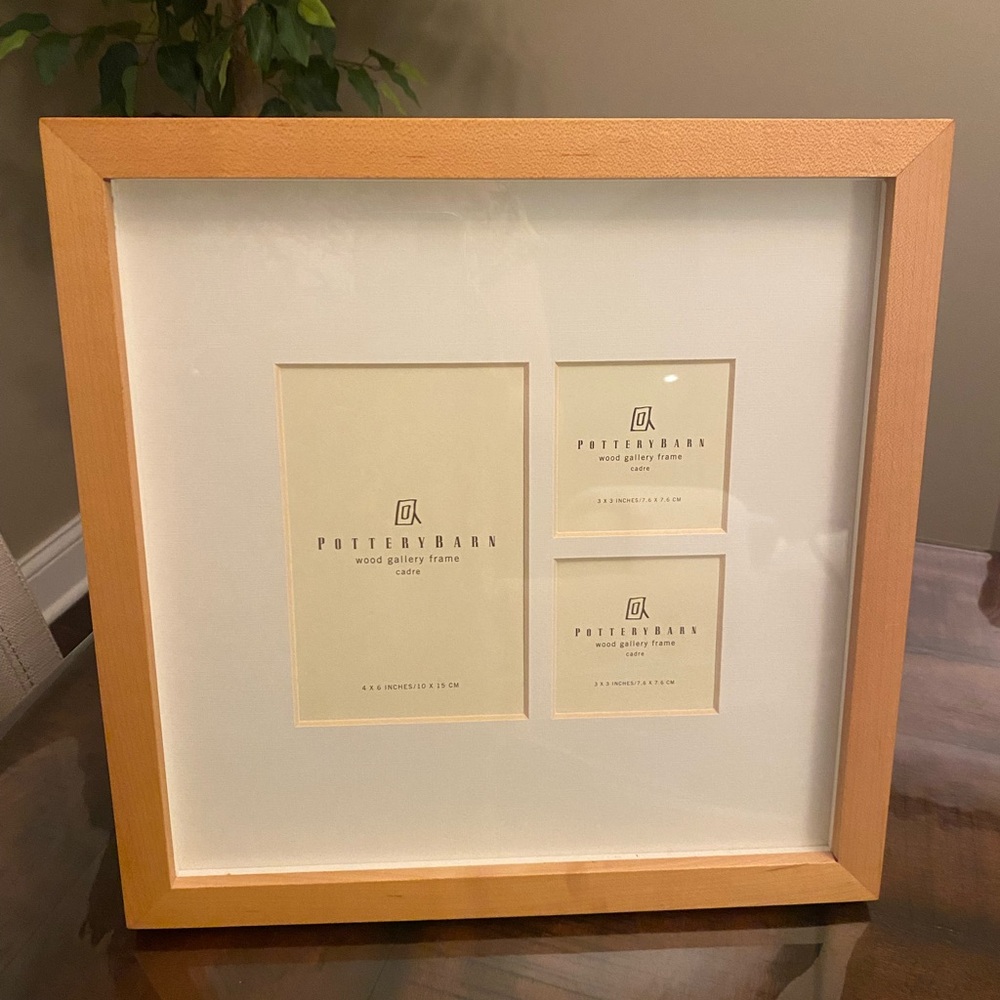 Pottery Barn Wood Gallery Frame -Natural Finish